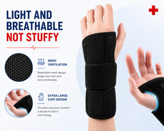 Wrist Support Brace & Compression Glove Kit – Carpal Tunnel, Arthritis Relief