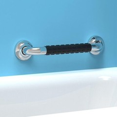 16 inches Bath Safety Grab Bar with Soft Anti-Slip Grips, ADA 500lbs Loading Cap