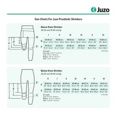 Juzo Dynamic 30-40mmHg Below Knee Prosthetic Shrinker 12″/30 cm, Silicone, Black
