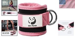 Effortless Transition Ankle Strap for Cable Machines – Pink & Adjustable