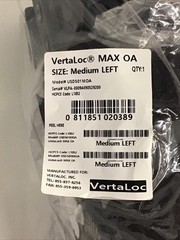 VertaLoc MAX OA Hinged Knee Brace Medium Left Adjustable NEW