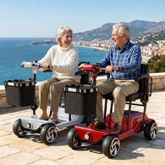 4 Wheel Foldable Mobility Scooter for Seniors Electric Scooter Lithium Battery
