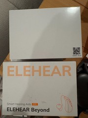 ELEHEAR-Beyond Hearing Aid set*1 Black brand new with sealed box preowned