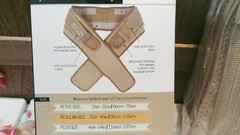 Vriksasana Posture Sacroiliac Hip Belt for Women and Men Beige / Regular NEW