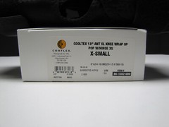 Corflex Cooltex 13″ Anterior Closure Knee Wrap OP Pop wHinge Left Right X-Small