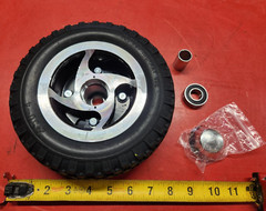 2pk Unbranded 8″ x 2″ Aluminum Power Chair Wheels w/ Solid 5/16″ Bearings & Cap