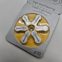 Lot of 16x Packs – Battery 10 PowerOne p10 Zinc Air Hearing Aid Batteries
