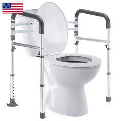 Lianjindun Toilet Safety Rails Adjustable Toilet Frame For Elderly Seniors