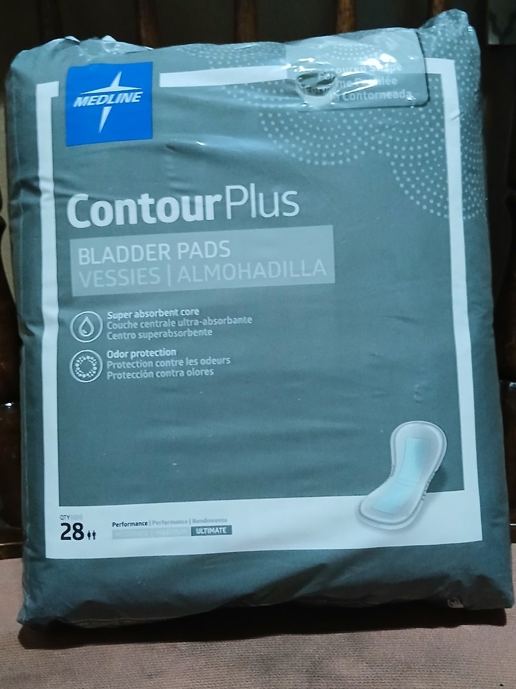 Medline Contour Plus Bladder Pads 28ct – NEW