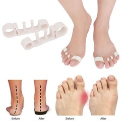 2-4pcs Hallux Valgus Silicone Toe Corrector Separator Spacer Avoid Toe Squeezing