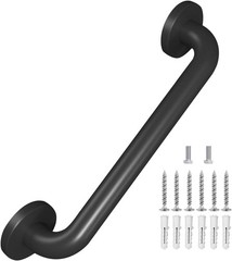 Metal Industrial Stairs Grab Wall Handrail Staircase Steps Indoor Black