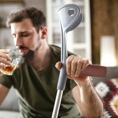 Crutch Handle Grips Non-Slip Cane Handle Wraps Ergonomic Comfortable Crutch H…