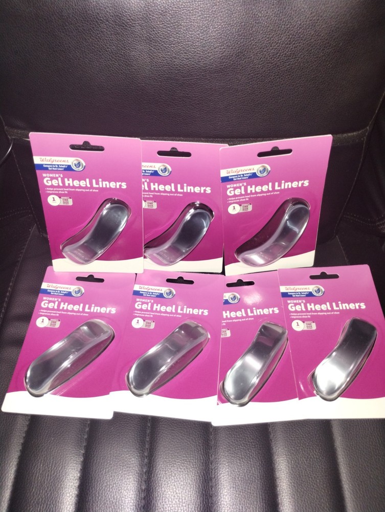 Similar To Dr Scholl’s Gel Heel Liners Walgreens Brand 7 Pairs New