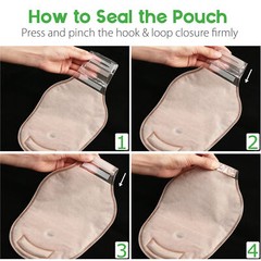 10Pcs Drainable Ostomy Bags Colostomy Supplies Stoma Cut to Fit One-Piece System