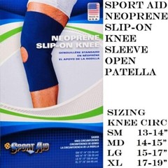 Sport Aid SA9050 Neoprene Slip On Knee Brace Support Open Patella Medium 1 ct