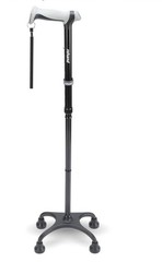 Quad Cane Foldable Walking Cane for Men & Women with 4-Pronged Base Black2