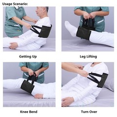 31.5 Inch Padded Bed Transfer Nursing Sling 31.5×9.1 (Pack of 1), Black