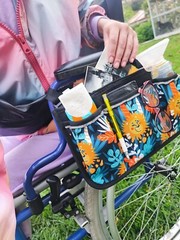 Wheelchair organizer waterproof accessories with animals + pill box as a gift