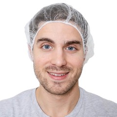 Disposable Honeycomb Nylon Hair Nets – Breathable 1,000 Count | Multiple Colors