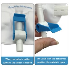 GlobalRoll Leg Urinary Drainage Bag, Urine Leg Bag with 1000 mL Volume, 2 Adj…