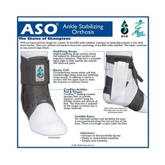 Med Spec ASO Ankle Stabilizer Black Medium
