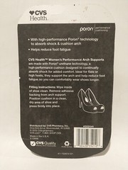 CVS Health Womens Performance Arch Support Poron Cushioned 11 Pair For All Shoes