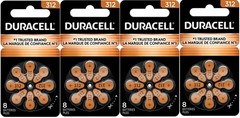 Duracell Hearing Aid Batteries Size 312 Pack 96 Batteries
