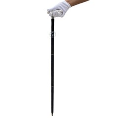 Antique Brass Walking Stick Deluxe Cane Silver Handle Men Women Gift Vintage