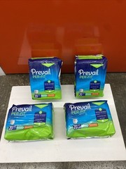 Prevail Per-Fit Adult Unisex Daily Small Underwear/Diapers Box of 4 Bags (80ct)
