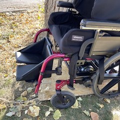 NICE! Quickie Iris Tilt-In-Space Manual Transport Rehab Wheelchair