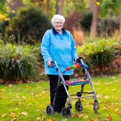 Universal Rollator Walker Seat and Backrest Covers