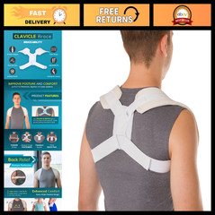Figure 8 Clavicle Support Brace – Posture Corrector for Men & Women, Shoulder St