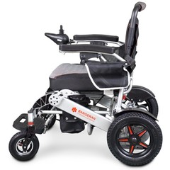 Mammoth – Power Motorized Mobility Durable Heavy Duty Wheelchair, Silver