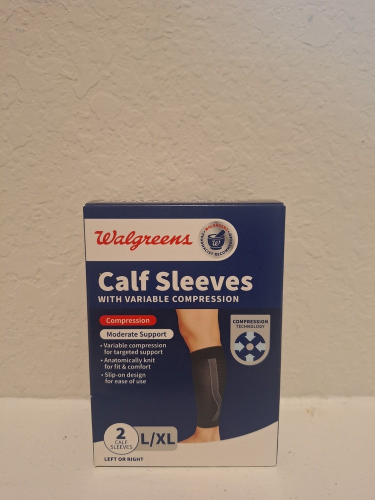Walgreens Calf Sleeves Variable Compression S/M