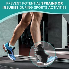 Ankle Stabilizer Brace Support Rotatable Tendon Plantar Fasciitis Pain Relief