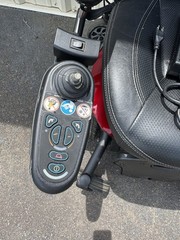 Pride Mobility Jazzy Air 2 Elevating Seat Powerchair – Red
