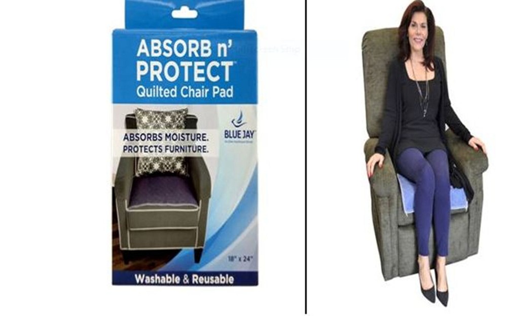 QUILTED Reusable Absorbent Chair Pad Seat Protector 18 x 24
