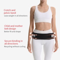 Sciatica Women Men Waist Bands Compression Support Lumbar Hip Belt Back Massager
