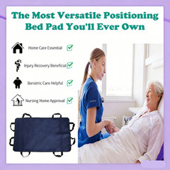 Positioning Bed Pad with Handle Patient Transfer Sheet For Lifting Turning Heavy
