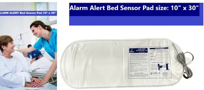 Alarm Alert Bed Sensor Pad 10″ x 30″ 1 Year Reliable Fall Prevention Sensor Tech