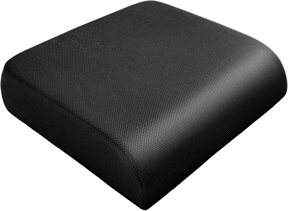 Extra Thick Large Seat Cushion -19 X 17.5 X 4 Inch Gel Memory Foam Cushion with