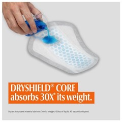 Depend Shields Incontinence Pads for Men, Light Absorbency, 58 Count