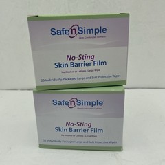 50 SAFE N SIMPLE SNS00807 No sting Skin Barrier Film Exp. 02/2026-27