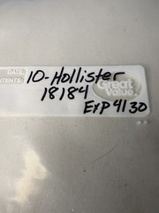 10-Hollister 18184 New Image Two Piece Lock n‘ Roll Drainable Pouch No Box