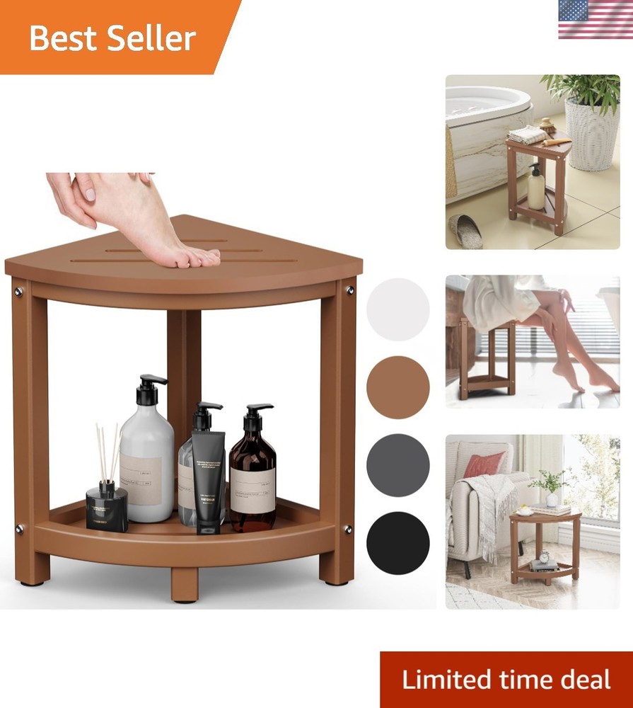 Versatile Shower Bench – Ideal for Shaving, Storage, and Indoor/Outdoor Use