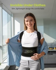Rakiie Posture Corrector for Women and Men, Upgraded Back Brace XL, Yellow