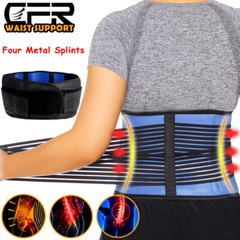 Shoulder Lumbar Lower Back Posture Support Brace Corrector Adjustable Unisex