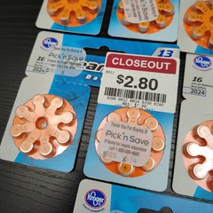 160 Kroger Size 13 Hearing Aid Batteries Battery 10 Packs Of 16 Exp. 2024