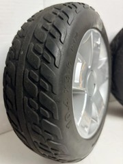 Pride Mobility Victory 10 Front Wheels Tires Pair with Hubcaps – Primo 10.4×3.6