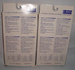 Jobst Mens Medium Moderate Compression Therapeutic Socks Black Khaki Closed Knee